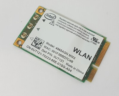 Wlan Wifi Mini PCIe Intel WiFi Link 4965AGN 0UT121 Dell XPS M1530 Latitude D830