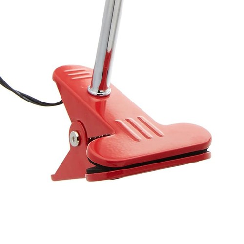 Globe Electric 8.46" 5W 250 Lumens LED Integrated Goose Neck Clip Lamp,Red(Used) - 第 4/5 張圖片