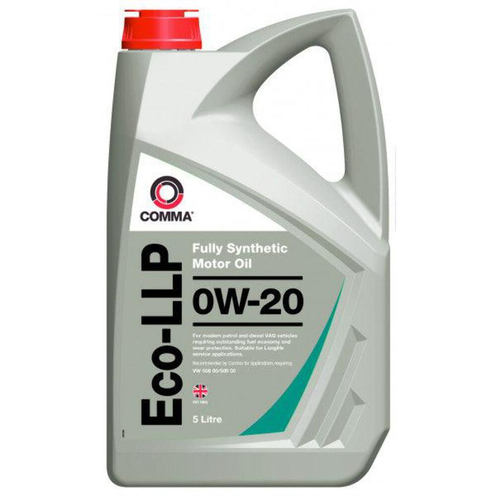 COMMA ECO-LLP 0W-20 Fully Synthetic Engine Oil - 5L