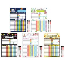 Dry Erase Chore Chart Behavior Chart for Kids At Home Magnetic Dry Erase