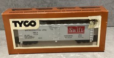 Vintage Tyco HO Scale Swift Reefer Car 40' 329A Boxed Refrigerator Car