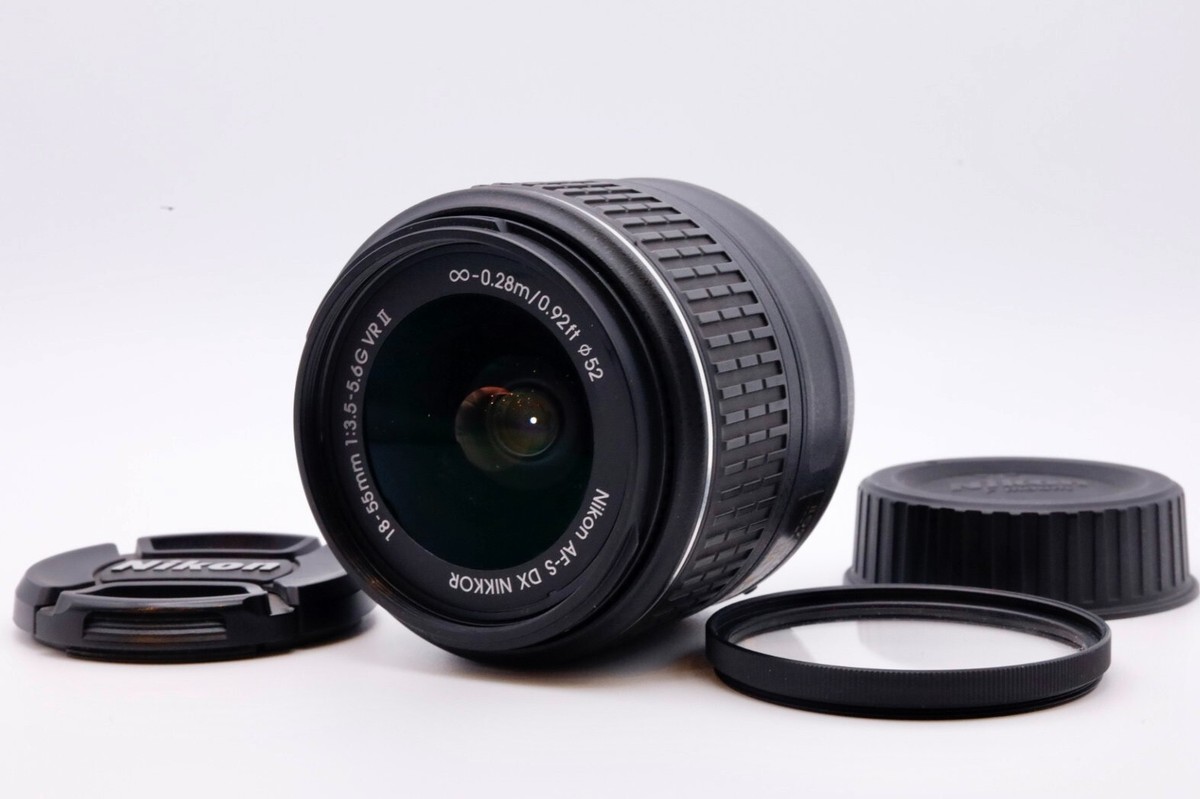 12月9日フィルター付き✨【美品】Nikon AF-S 18-55mm DX Top Mint】Nikon DX AF-S Nikkor 18-55mm f/3.5-5.6 G II ED