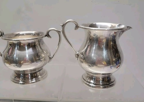 Antico set zuccheriera piatto argento co Sheffield fine 1800 60x EPC - Foto 3 di 15
