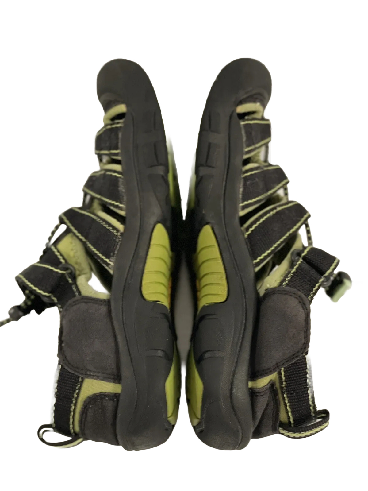 Sandali impermeabili KEEN Newport H2 bambino grande taglia 4 nero verde lime