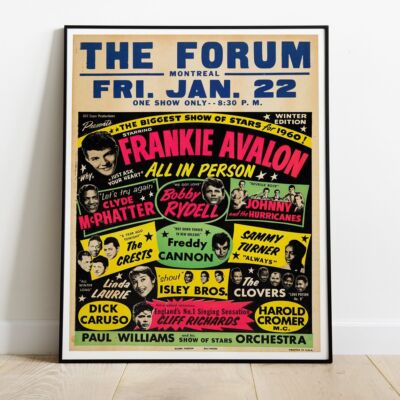 Frankie Avalon Bobby Rydell 1960 Foto/Poster bis 30 Zoll