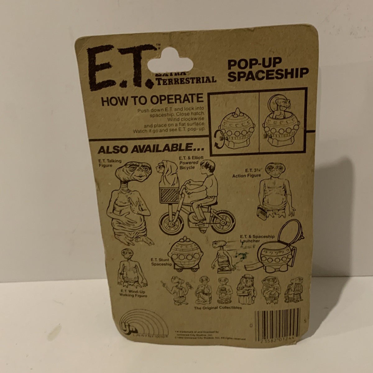 New E. T. The Extra Terrestrial 1982 LJN Pop-Up Spaceship - sealed