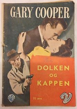 Umhang und Dolch Gary Cooper Robert Alda Lilli Palmer 1946 Dänischer Filmroman