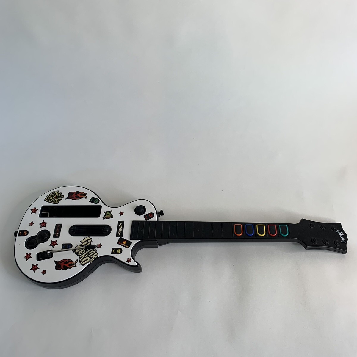 Guitar Hero Wii Gibson Les Paul Guitar Controller White Tested