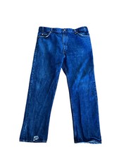 Vintage Orange Tab Dark Wash Jeans Levi's 44/30 Made In USA