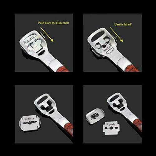 CALLUS REMOVER Hard Dead Skin CORN Cutter Shaver Pedicure FOOT TOOL + 10 BLADES