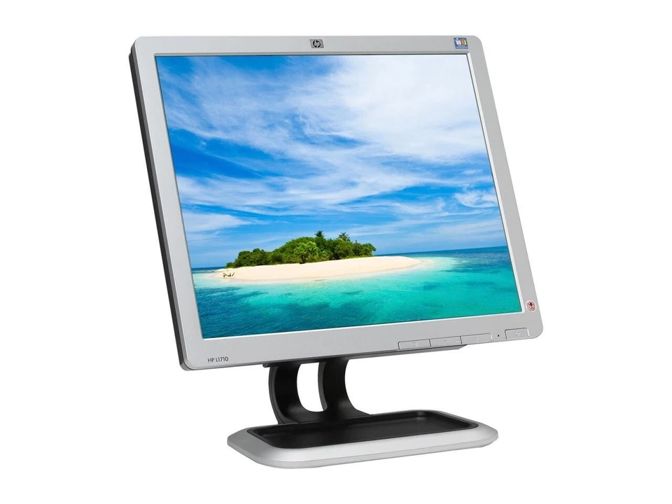 HP L1750 17” SXGA 1280 x 1024 Flat Panel TFT LCD Monitor 800:1 VGA 75 Hz Grade A - Image 4 of 4
