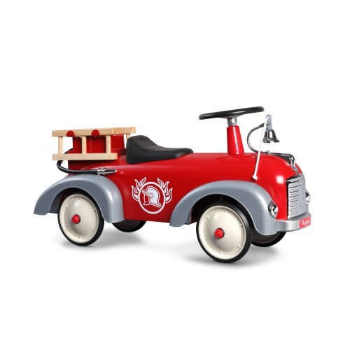 Auto a Spinta Camion Pompieri Macchina Cavalcabile Vintage Idea Regalo Bimbi - Foto 1 di 6
