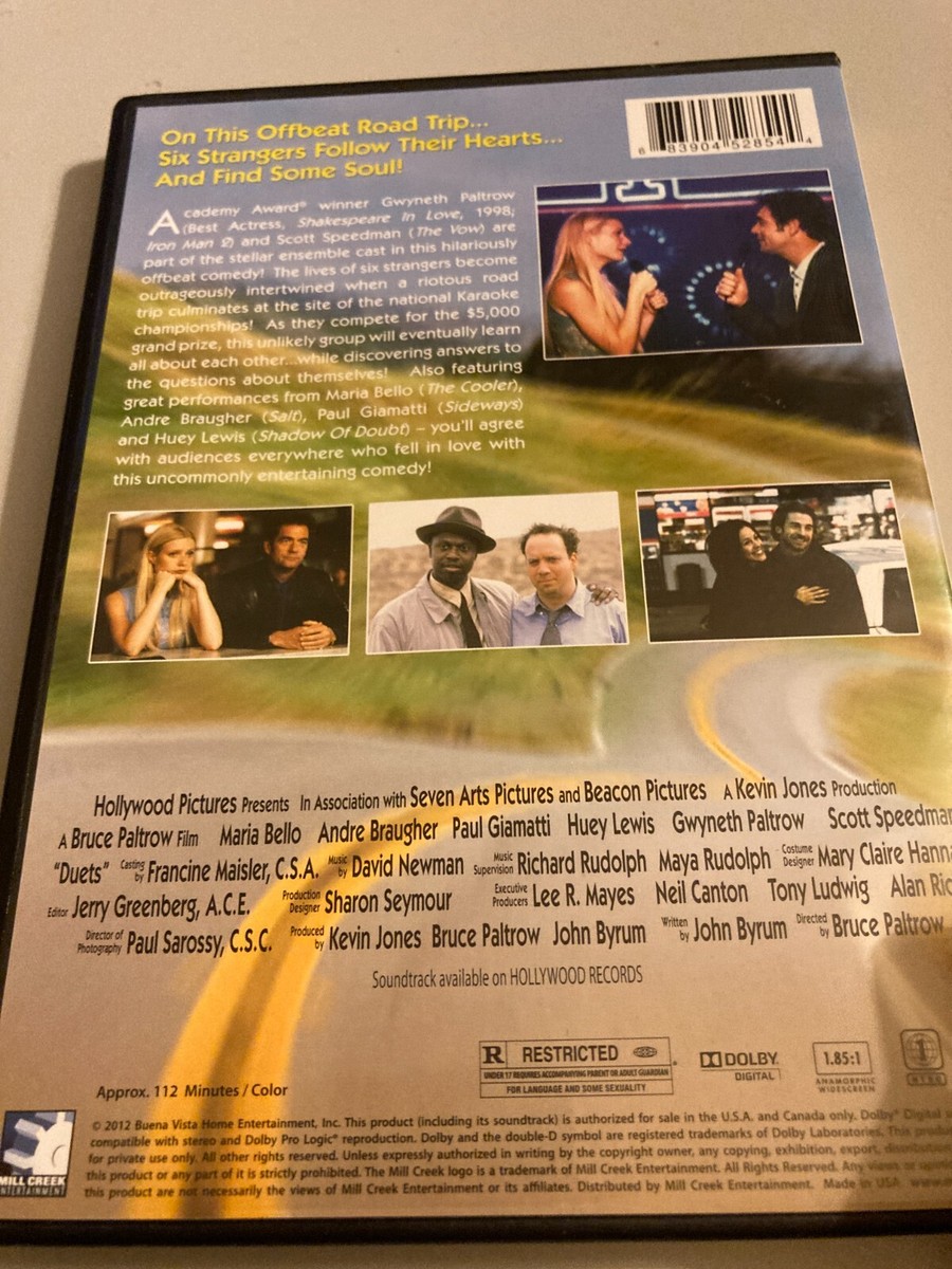 Duets (DVD, 2003) Paul Giamatti Huey Lewis Gwyneth Paltrow | eBay