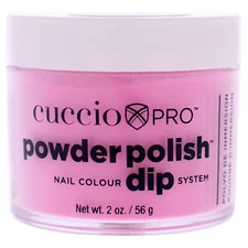 Pro Powder Polish Nail Colour Dip System - Bright Neon Pink by Cuccio - 1.6 oz