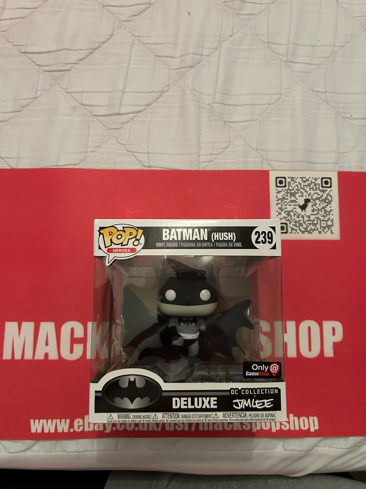 Batman (Hush) Deluxe B&Amp;W #239 Funko Pop Heroes Dc Jim Lee