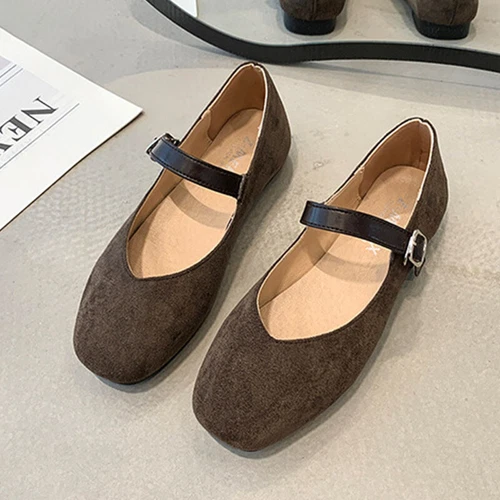 Ballerine donna slip on scuola Mary Jane punta tonda decolte comode ragazza passeggio - Foto 15 di 27