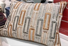 Copriletto design cuscino tortora/zucca 40cm x 30cm nuovo