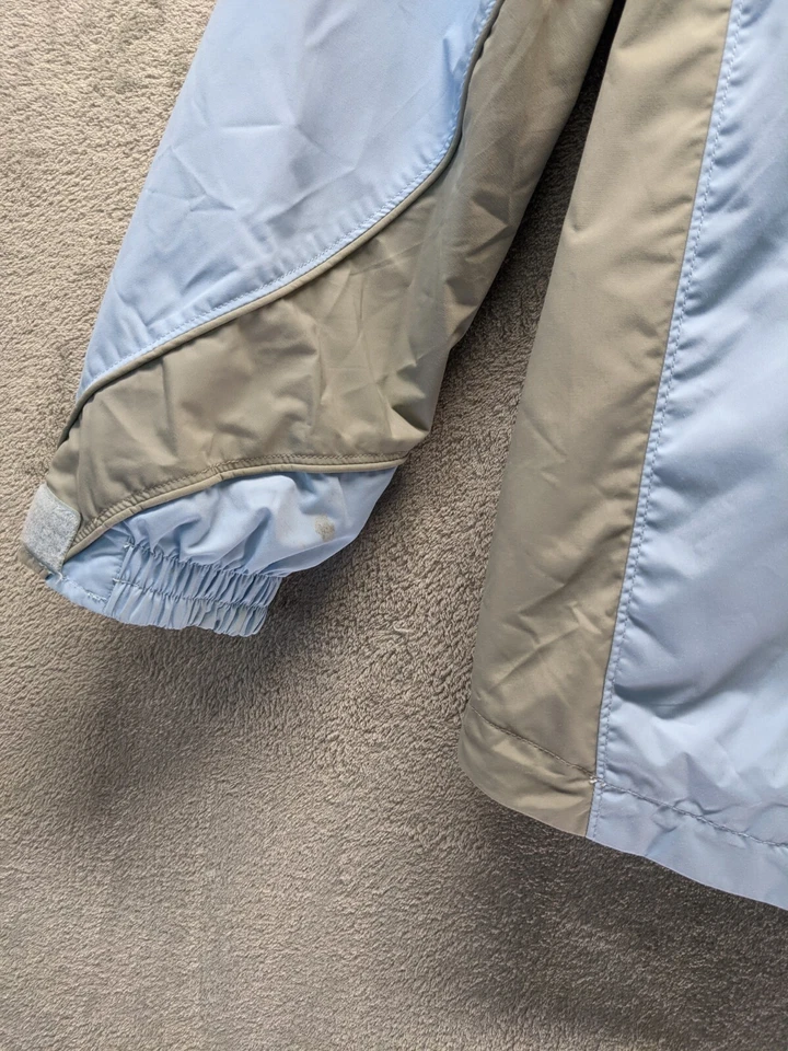 COLUMBIA Women Ski Jacket Two Tone W/ Zip Pockets Full Zip Drawstring S(4-6)  - Image 4 of 4