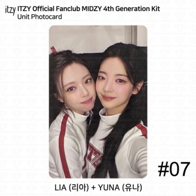ITZY Official Fanclub MIDZY 4th Generation Kit KPOP K-POP YEJI LIA