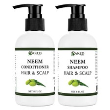 Neem Scalp Shampoo 8oz Shampoo  Conditioner Kit 