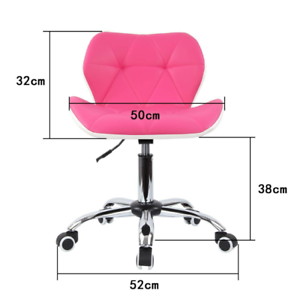 Pink Chaise de Bureau Pivotant Fauteuil Siège Ergonomique Siège avec led