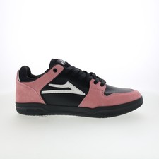 Zapatillas bajas Lakai Telford para hombre rosa gamuza con cordones inspiradas en el patín Zapatos