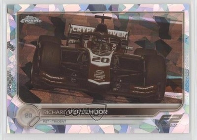 2022 Chrome Sapphire Formula 1 F2 Cars Sepia Refractor Richard Verschoor 0xe0
