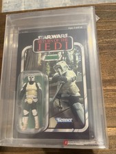 Star Wars 2006 Vintage Saga Collection Biker Scout AFA 8.5