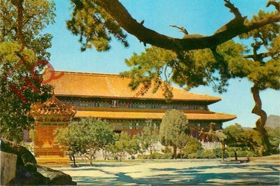 Ansichtskarte ~ Peking, Wohltätigenhalle, Ming-Gräber