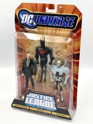 DC Universe BRUCE WAYNE BATMAN BEYOND WARHAWK Justice League Unlimited 3-Pack