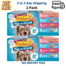Purina Friskies Wet Cat Food Variety Pack Fish-A-Licious Extra Gravy, 5.5oz,64ct