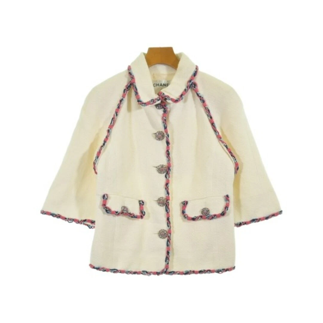 Giacca Chanel Casual M Bianca Abbigliamento