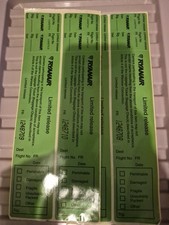 Old Ryanair Limited Release Baggage Labels X4 Aviation Collectables