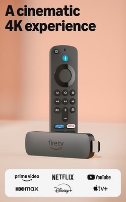 Fire TV Stick 4K Plus Newest Model Wi-Fi 6 Streaming Media Player Alexa Search