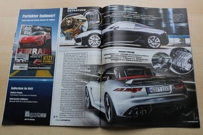 Auto Bild 38/2019 Lexus LC 500 mit 464PS in einer seltenen Vortellung auf einer