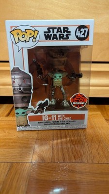 Funko Pop! #427 IG-11 With The Child Star Wars EbGames GameStop Exclusive