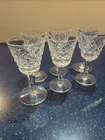 Vintage Waterford Crystal ALANA Liqueur Glasses ~Set of 6, 3.25” Tall