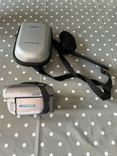 Sony Handycam DCR-DVD202E Handheld Mini DVD Camcorder Silver Tested