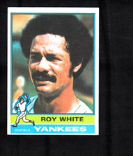 1976 TOPPS ROY WHITE . DICK TIDROW, RUDY MAY, YANKEES #'S 225, 248,481 VINTAGE