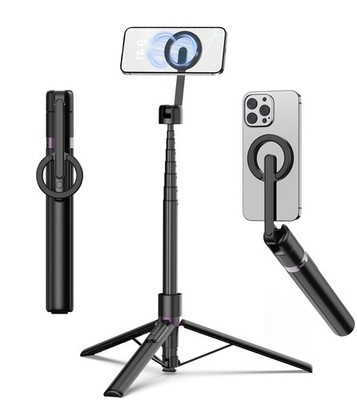 Magnetic Selfie Stick Tripod 68 360 Rotatable Magsafe iPhone TONEOF Rechargeable