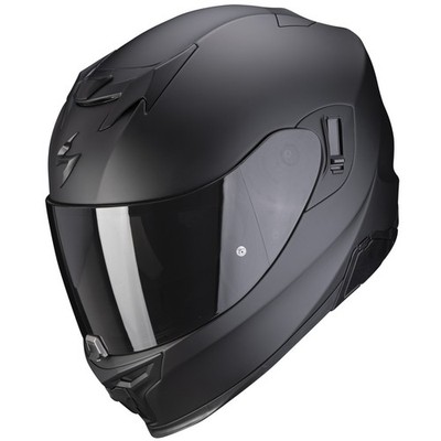 Scorpion Exo-520 Evo Air Solid Matt-Schwarz Integralhelm Motorradhelm Sun Visor