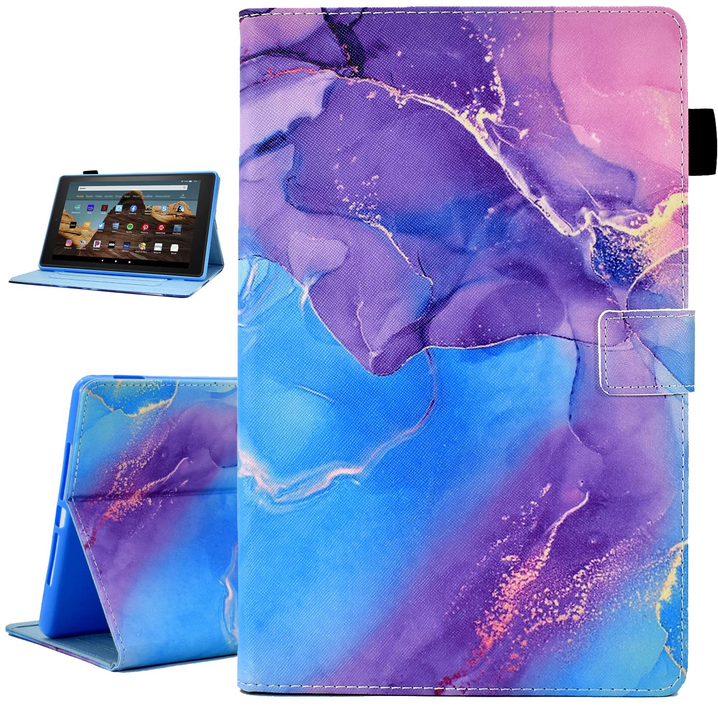Folio Case for Fire HD 10 Tablet (9th/7th/5th Generation, 20