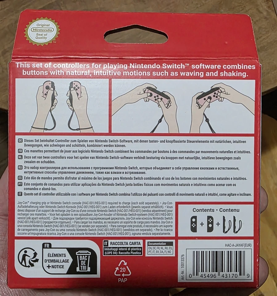 Official Joy-Con Pair - Pastel Pink - For Nintendo Switch - BRAND NEW SEALED 🔥 - Image 2 of 4