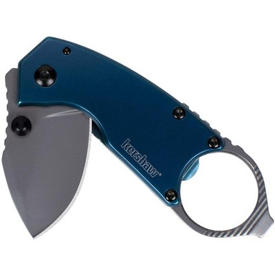 Blue Stainless Steel Antic Pocket Knife with Bottle Opener