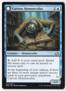 Curious Homunculus // Voracious Reader #54 Eldritch Moon