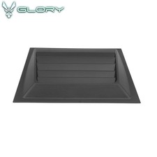 Universal Hood Vent Dmax Style Air Flow Scoop Bonnet Cover Primer Black Abs