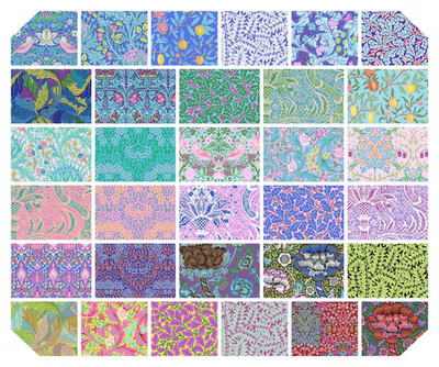 Kaffe x Morris & Co.  32 Fat Quarters Full Collection 100% Cotton FQ