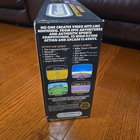 RARE  Nintendo NES Action Set Console Complete In Box NES-001 CIB Tested 1989 