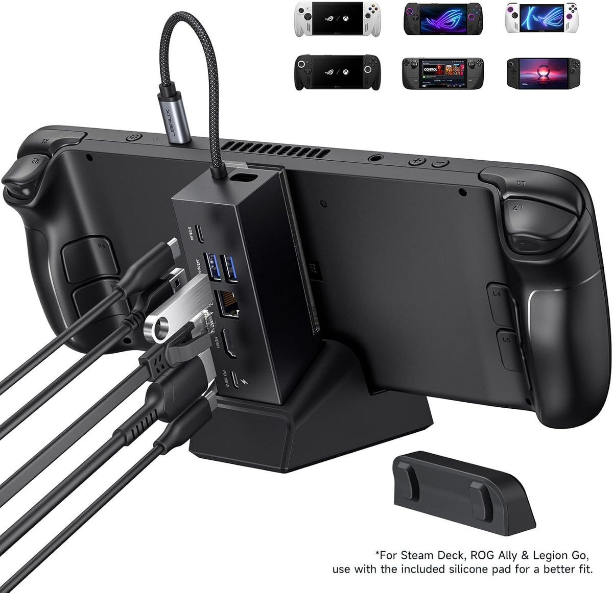 Docking Station for ROG Xbox Ally X (2025)/ROG Ally X/ROG Ally 
