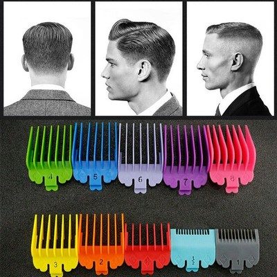 10 x für WAHL Haarschneidemaschine Kammführung Trimmerschutz Aufsatz Farbverlauf Messschieber